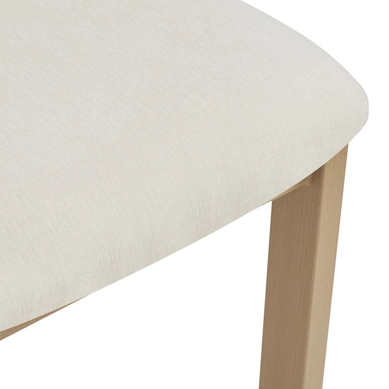 Sedia da pranzo imbottita bianca / beige / bianco+nero, struttura in ferro, set da 2