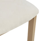 Sedia da pranzo imbottita bianca / beige / bianco+nero, struttura in ferro, set da 2
