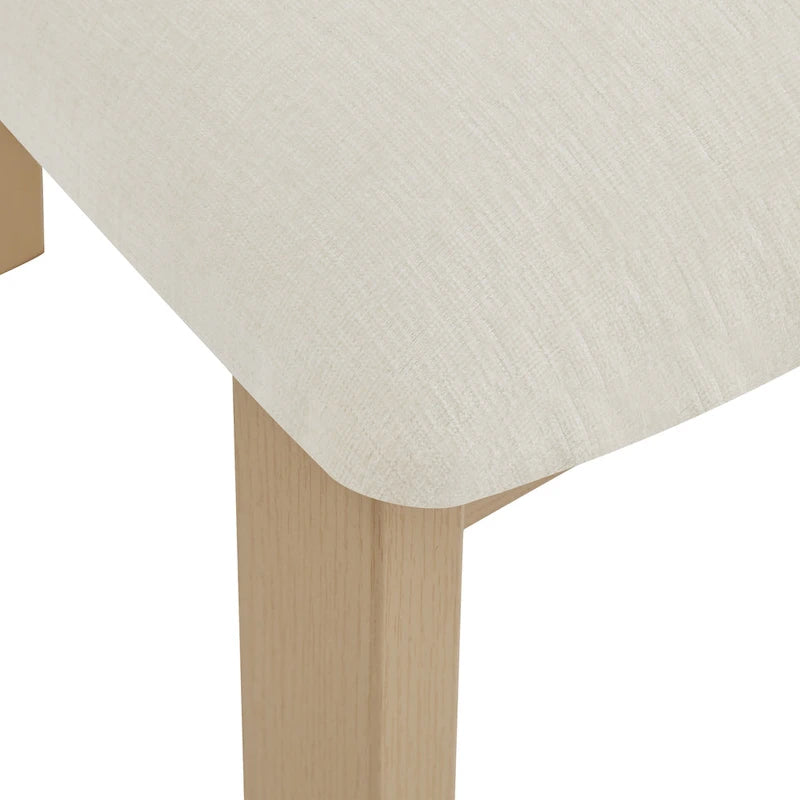 Sedia da pranzo imbottita bianca / beige / bianco+nero, struttura in ferro, set da 2