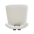 Sedia da pranzo imbottita bianca / beige / bianco+nero, struttura in ferro, set da 2