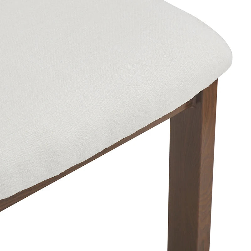 Sedia da pranzo imbottita bianca / beige / bianco+nero, struttura in ferro, set da 2