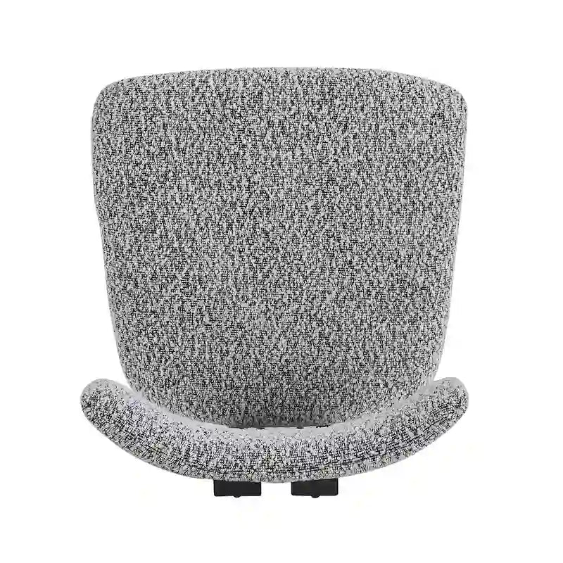 Sedia da pranzo imbottita bianca / beige / bianco+nero, struttura in ferro, set da 2