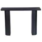 Consolle in legno di mango nero/naturale, stile moderno, 1 pezzo