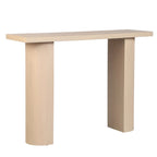 Consolle in legno di mango nero/naturale, stile moderno, 1 pezzo