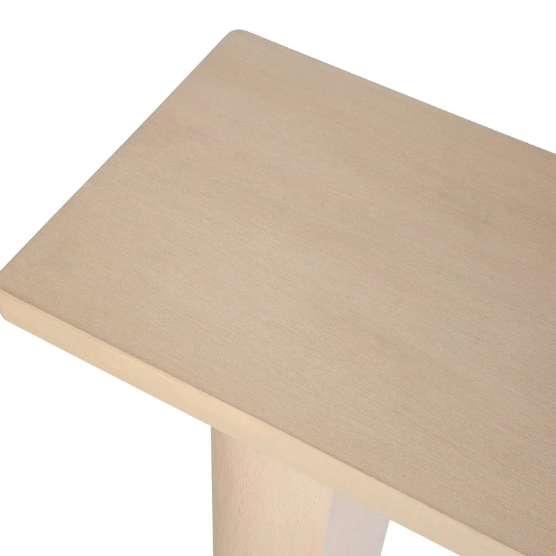 Consolle in legno di mango nero/naturale, stile moderno, 1 pezzo