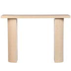Consolle in legno di mango nero/naturale, stile moderno, 1 pezzo