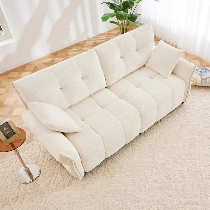 78.7  Chenille Two Seater Upholstered Sofa
