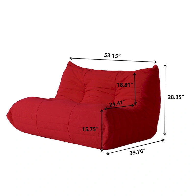 Divano componibile Teddy Velvet senza braccioli, set da 4 pezzi, giallo/rosso/beige/marrone chiaro/rosa