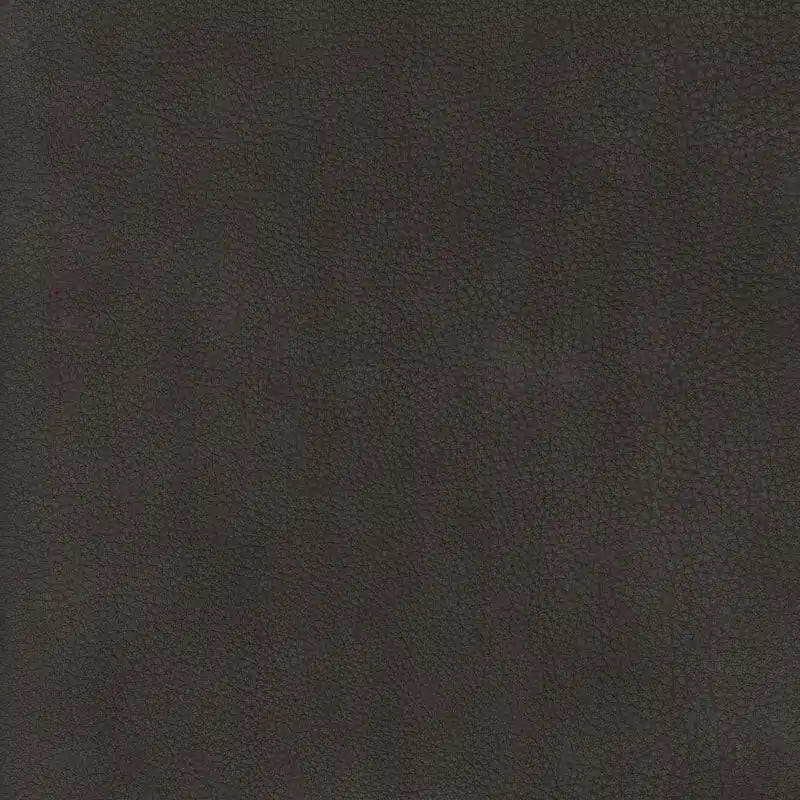 Divano 3 posti in pelle scamosciata primo fiore, color cioccolato/blu notte