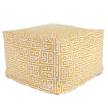 Pouf poggiapiedi quadrato Citrus / Arancione / Pacifico / Grigio, da interno/esterno, 1 posto
