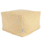 Pouf poggiapiedi quadrato Citrus / Arancione / Pacifico / Grigio, da interno/esterno, 1 posto