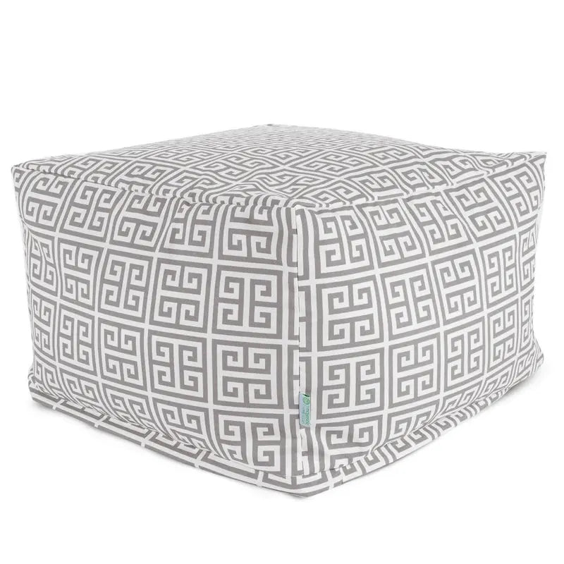 Pouf poggiapiedi quadrato Citrus / Arancione / Pacifico / Grigio, da interno/esterno, 1 posto