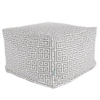 Pouf poggiapiedi quadrato Citrus / Arancione / Pacifico / Grigio, da interno/esterno, 1 posto
