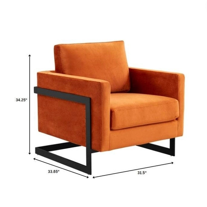 Poltroncina d'appoggio in Velluto Grigio Chiaro, Seduta Singola, Gambe in Acciaio Nero