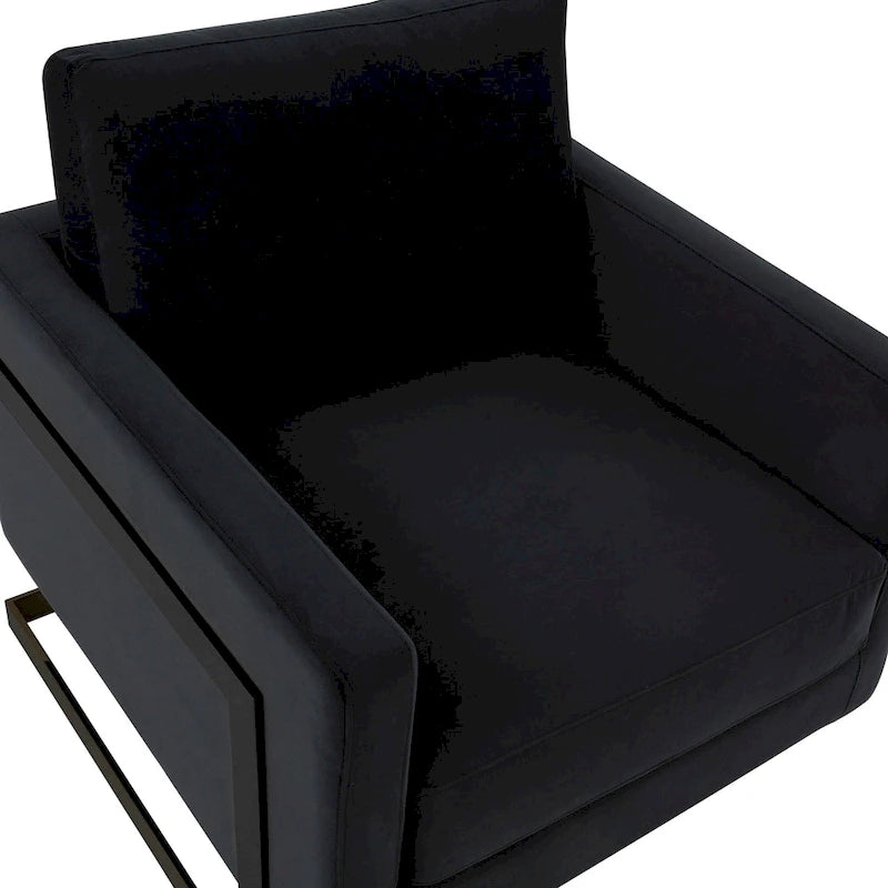 Poltroncina d'appoggio in Velluto Grigio Chiaro, Seduta Singola, Gambe in Acciaio Nero