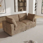 78  Cloud Sectional Couch, Modular Sofa, Plush Soft Deep Seat Couch for Living Room