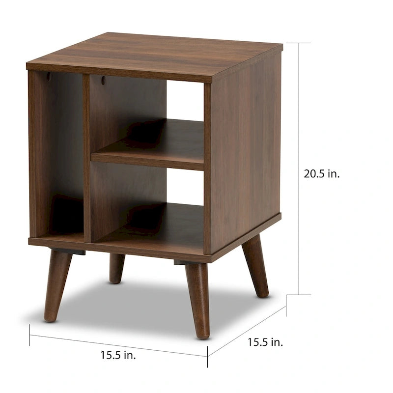 Tavolino Carson Carrington Bankekind Modern in Legno di Noce
