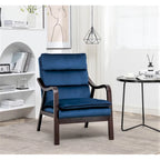 Poltrona d'Appoggio in Velluto Modernariato, Posto Singolo – Rosa / Grigio / Nero / Blu Scuro