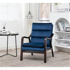 Poltrona d'Appoggio in Velluto Modernariato, Posto Singolo – Rosa / Grigio / Nero / Blu Scuro