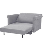 Sedia convertibile in chaise longue e letto singolo, Grigio / Blu scuro, 1 posto