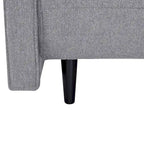 Sedia convertibile in chaise longue e letto singolo, Grigio / Blu scuro, 1 posto