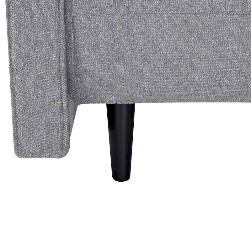Sedia convertibile in chaise longue e letto singolo, Grigio / Blu scuro, 1 posto