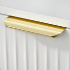 Tavolino da salotto con 2 cassetti, Bianco/Nero, Stile Mid-Century, Montaggio da 1 persona
