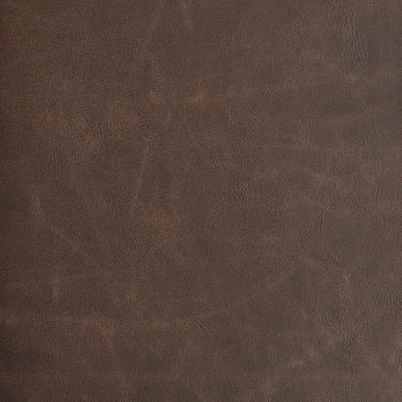 Poltrona d'accento Mid-Century a coste in similpelle – Marrone scuro / Grigio / Cammello, 1 posto