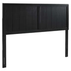 Testiera King Size in legno nero, regolabile in altezza, 1 persona