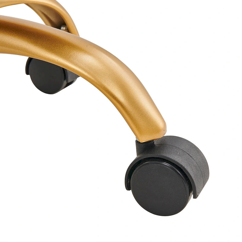 Sedia da ufficio girevole Goldtone Mid-Back – Nero / Bianco, 1 persona