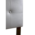 Testata Regolabile in Altezza – Tessuto Twill e Finta Pelle, Colori Multipli, Una Piazza/Matrimoniale/Queen/King