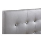Testata Regolabile in Altezza – Tessuto Twill e Finta Pelle, Colori Multipli, Una Piazza/Matrimoniale/Queen/King