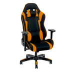 Sedia da gaming ergonomica con schienale alto, in mesh e pelle, multicolore, monoposto