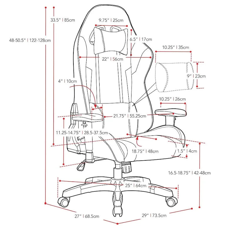 Sedia da gaming ergonomica con schienale alto, in mesh e pelle, multicolore, monoposto