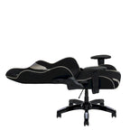 Sedia da gaming ergonomica con schienale alto, in mesh e pelle, multicolore, monoposto