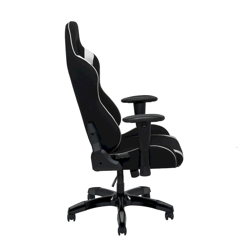 Sedia da gaming ergonomica con schienale alto, in mesh e pelle, multicolore, monoposto