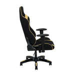 Sedia da gaming ergonomica con schienale alto, in mesh e pelle, multicolore, monoposto
