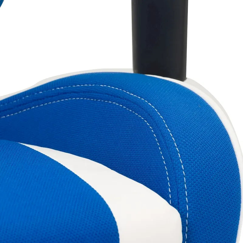Sedia da gaming ergonomica con schienale alto, in mesh e pelle, multicolore, monoposto