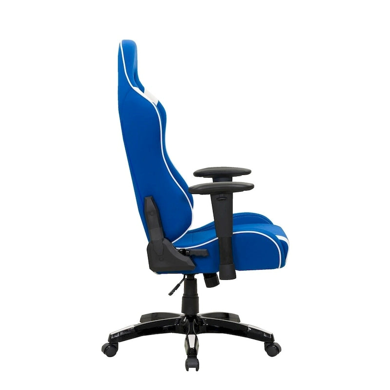 Sedia da gaming ergonomica con schienale alto, in mesh e pelle, multicolore, monoposto