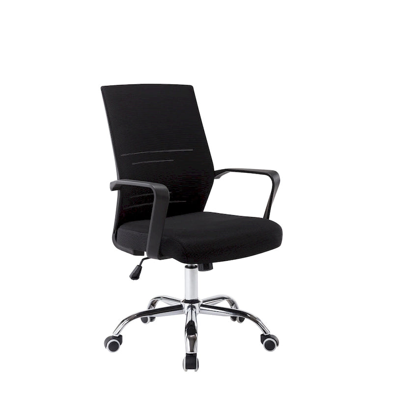 Sedia da ufficio ergonomica in rete, bianca / nera / acquamarina, girevole, 1 persona