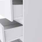 Classificatore mobile a 3 cassetti bianco/nero/grigio, 1 persona