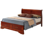 Letto a slitta Queen con contenitore – Rivestito, 5 colori, per 1-2 persone