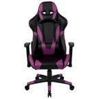 Sedia da gioco in stile racing, reclinabile, in similpelle, monoposto