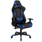 Sedia da gioco in stile racing, reclinabile, in similpelle, monoposto