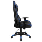 Sedia da gioco in stile racing, reclinabile, in similpelle, monoposto