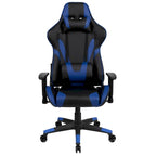 Sedia da gioco in stile racing, reclinabile, in similpelle, monoposto