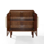 Credenza consolle in mogano di metà secolo con ante – 1 persona