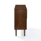 Credenza consolle in mogano di metà secolo con ante – 1 persona