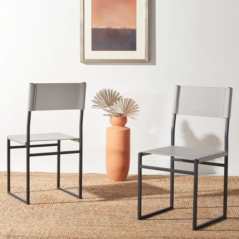 SAFAVIEH Daphne Dining Room Chair (Set of 2) - 18  W x 18.8  L x 35  H - 18Wx19Dx35H
