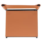 Sedie da Pranzo, Set da 2 – Seduta in Similpelle, Base in Metallo Nero, Stile Moderno